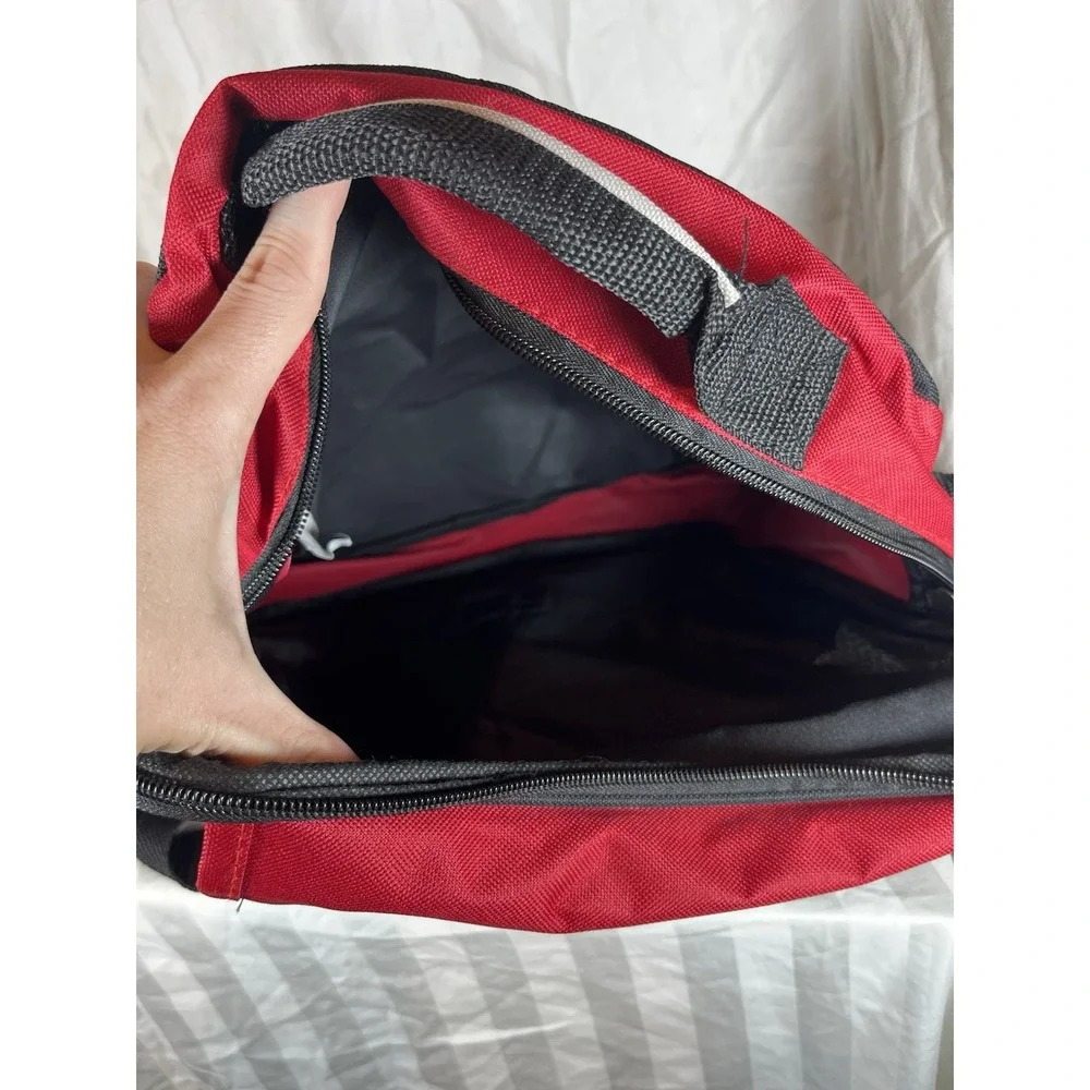 Twix Candy Promo Messenger Bag Red Black Canvas Crossbody Shoulder Satchel